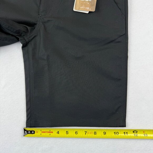NWT Carhartt Women's Regular Fit Black Canvas Work Shorts Size 8 Inseam 10" - Picture 11 of 11